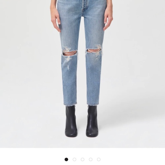 Agolde Riley high rise straight jeans 26 in Blitz; perfect!! worn once! - Picture 1 of 10